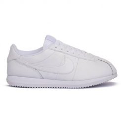 Buty do chodzenia damskie Nike 109 Cortez. Białe obuwie sportowe damskie Nike, bez wzorów, z materiału, trekkingowe, Nike Cortez. Za 576.00 zł.