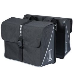Podwójna Torba Rowerowa Forte 35 Litrów 41 X 15 X 34 Cm - Czarna. Czarne torby i plecaki dziecięce BASIL, z materiału. Za 324.49 zł.