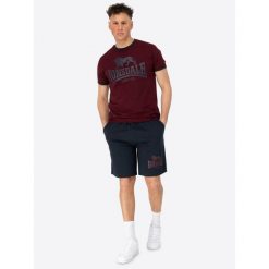 Zestaw t-shirt i szorty Lonsdale Maist. Czerwone szorty męskie Lonsdale, s, bez wzorów, z bawełny, bez kołnierzyka. Za 243.50 zł.