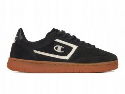 BUTY damskie CHAMPION S11759-KK006 stylowe czarne trampki skóra 36. Czarne trampki i tenisówki damskie Champion, bez wzorów, z materiału, eleganckie, bez zapięcia. Za 264.00 zł.
