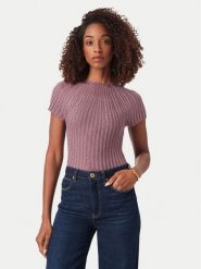 Guess Bluzka W6YR31 Z1023 Fioletowy Regular Fit. Fioletowe koszule damskie Guess, xl, z aplikacjami, z wiskozy, bez kołnierzyka, bez ramiączek. Za 394.99 zł.