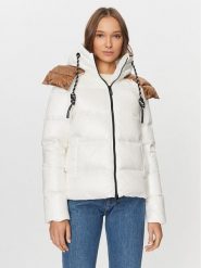 Deha Kurtka puchowa D93582 Écru Regular Fit. Kurtki damskie Deha, xs, bez wzorów, z puchu, bez kaptura. Za 1,119.00 zł.