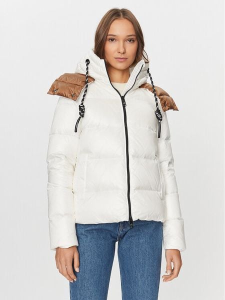 Deha Kurtka puchowa D93582 Écru Regular Fit. Kurtki damskie Deha, xs, bez wzorów, z puchu, bez kaptura. Za 1,009.00 zł.