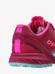 Buty trailowe damskie Dynafit Alpine. Czerwone obuwie sportowe damskie Dynafit, bez wzorów, z gumy, do biegania. Za 560.15 zł.