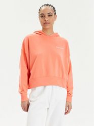 4F Bluza 4FWSS24TSWSF1003 Pomarańczowy Loose Fit. Brązowe bluzy damskie 4f, s, bez wzorów, z bawełny, bez kaptura. Za 89.99 zł.