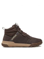 CAT Footwear Trzewiki Hex Ready Mid P726104 Brązowy. Brązowe botki męskie CAT Footwear, bez wzorów, ze skóry, bez zapięcia. Za 409.99 zł.