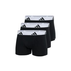Bokserki Active Flex Cotton 3 pak. Białe bokserki męskie Adidas, m, bez wzorów, z bawełny. Za 141.99 zł.