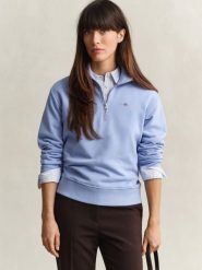 Gant Bluza Kobiety Bawełna niebieski, XL. Niebieskie bluzy damskie GANT, xl, bez wzorów, z bawełny, bez kaptura. Za 599.95 zł.