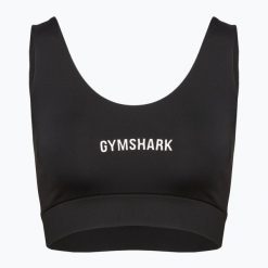 Biustonosz treningowy Gymshark Brezze Lightweight Seamless XS. Czarne obuwie sportowe damskie GYMSHARK, bez wzorów, na fitness i siłownię. Za 94.99 zł.