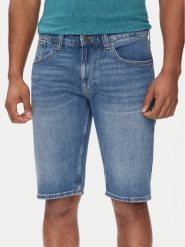 Tommy Jeans Szorty jeansowe Ronnie DM0DM18792 Niebieski Slim Fit. Niebieskie szorty męskie Tommy Jeans, m, bez wzorów, z bawełny. Za 269.99 zł.