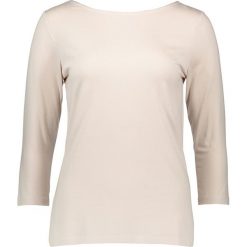 Koszulka w kolorze piaskowym. T-shirty damskie Be Yourself, z dekoltem w łódkę. W wyprzedaży za 87.95 zł.