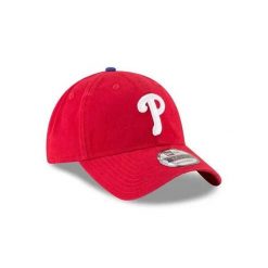 Czapka z daszkiem New Era Phillie 9TWENTY MLB Core Classic. Czerwone czapki i kapelusze męskie New Era, bez wzorów, z bawełny. Za 167.50 zł.