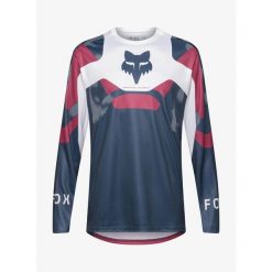 Bluza enduro męska Fox Ranger LS Jersey Tactile. Białe bluzy męskie FOX, m, bez wzorów, z jersey, bez kaptura. Za 247.49 zł.