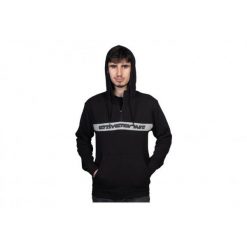 Bluza z kapturem Stay Strong Stripe. Czarne bluzy męskie STAY STRONG, m, bez wzorów, z kapturem. Za 339.50 zł.
