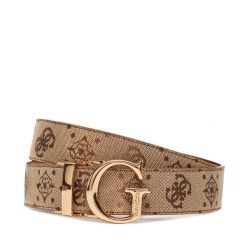 Pasek Damski Guess. Brązowe paski damskie Guess, z aplikacjami. Za 189.99 zł.