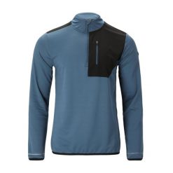 Bluza do biegania męska Endurance Breger. Niebieskie bluzy męskie Endurance, m, bez wzorów, bez kaptura. Za 199.99 zł.
