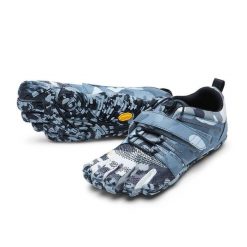 Buty treningowe damskie Vibram Fivefingers V-Train 2.0. Niebieskie obuwie sportowe damskie VIBRAM, bez wzorów, trekkingowe, vibram fivefingers. W wyprzedaży za 491.40 zł.