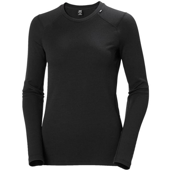 Bluza damska Helly Hansen lifa merino midweight crew. Czarne bluzy damskie Helly Hansen, m, bez wzorów, z materiału, bez kaptura. Za 403.00 zł.