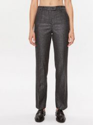 TWINSET Spodnie materiałowe 232TT2451 Szary Regular Fit. Szare spodnie materiałowe damskie Twinset, bez wzorów, z materiału. Za 1,199.00 zł.