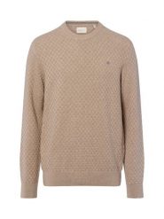 Gant Sweter z dzianiny Kobiety Bawełna brązowy, XL. Brązowe swetry damskie GANT, xl, bez wzorów, z bawełny, eleganckie, bez kołnierzyka, bez ramiączek, bez kaptura. Za 479.95 zł.