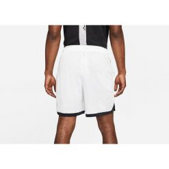 Spodenki męskie nike air jordan dri-fit air knit shorts white. Białe krótkie spodenki sportowe męskie Nike, m, bez wzorów, do biegania, dri-fit (nike). Za 149.00 zł.