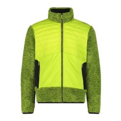 Kurtka polarowa z zamkiem na całej długości CMP. Zielone bluzy męskie CMP, bez wzorów, z polaru, trekkingowe. Za 349.40 zł.