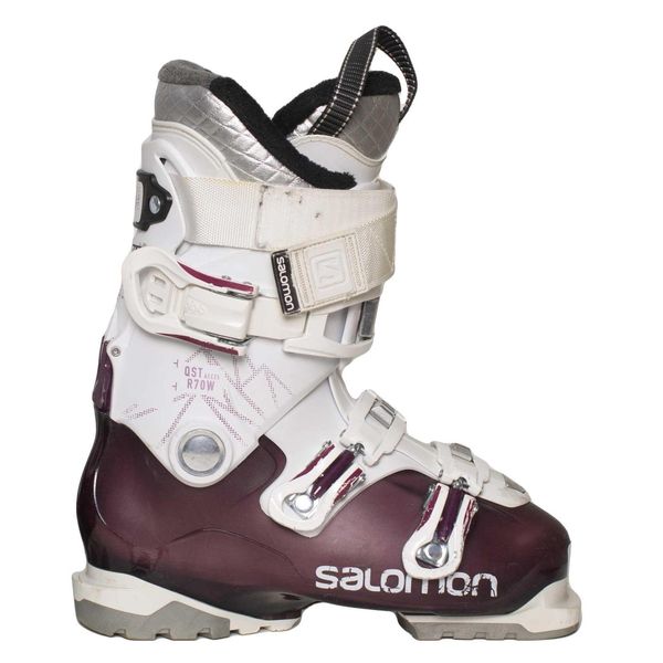 Używane buty narciarskie - SALOMON Quest R70 W m, 36 cm, Stan dobry. Obuwie sportowe damskie Salomon, bez wzorów, narciarskie. Za 450.00 zł.