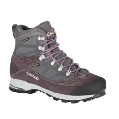 Buty trekkingowe damskie Aku 847568. Szare obuwie sportowe damskie Aku, za kostkę, trekkingowe, gore-tex. Za 599.00 zł.