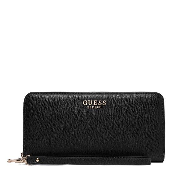 Portfel Guess. Czarne portfele damskie Guess, z aplikacjami. Za 294.99 zł.