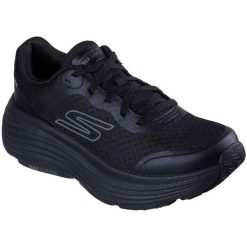 Buty sportowe damskie Skechers Max Cushioning Endea. Czarne obuwie sportowe damskie Skechers, bez wzorów, na fitness i siłownię. Za 590.00 zł.