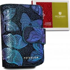 Peterson Skórzany portfel damski z systemem RFID Peterson NoSize. Portfele damskie Peterson, bez wzorów. Za 132.56 zł.