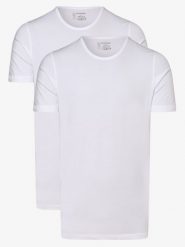 Schiesser T-shirty pakowane po 2 szt. Mężczyźni Bawełna biały, 6. Białe t-shirty męskie Schiesser, m, bez wzorów, z bawełny, bez kołnierzyka. Za 189.95 zł.
