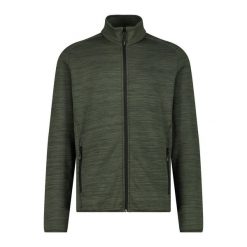 Bluza męska turystyczna CMP 30E9707. Zielone bluzy sportowe męskie CMP, l, bez wzorów, bez kaptura, trekkingowe. Za 371.50 zł.