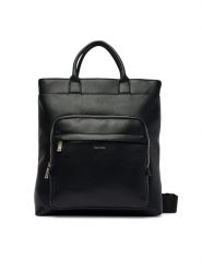 Calvin Klein Torebka Raised Tote LV04D3494G Czarny. Czarne torby na ramię męskie Calvin Klein, bez wzorów, ze skóry, na ramię. Za 569.99 zł.