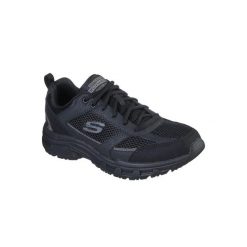 Buty sportowe Sneakersy męskie, Skechers Oak Canyon-Verketta. Czarne buty sportowe męskie Skechers, z gumy, bez zapięcia, trekkingowe. Za 259.99 zł.
