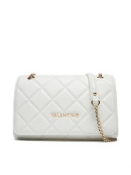 Valentino Torebka Ocarina VBS3KK02R Biały. Białe torebki do ręki damskie Valentino, bez wzorów, ze skóry, wizytowe, bez dodatków. Za 449.99 zł.