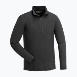 Bluza termoaktywna męska Pinewood Abisko Merino Base Layer Half Zip. Czarne bluzy męskie Pinewood, m, bez wzorów, bez kaptura, narciarskie. Za 369.99 zł.