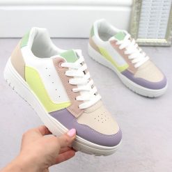 Buty sportowe sneakersy damskie multikolor McBraun 23263. Obuwie sportowe damskie McBraun, bez wzorów, ze skóry ekologicznej. Za 64.00 zł.