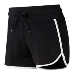 Spodnie treningowe damskie Reebok BK2753. Czarne spodnie sportowe damskie Reebok, s, bez wzorów, z bawełny, na fitness i siłownię. Za 183.00 zł.