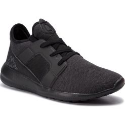 Sneakersy KAPPA - Amun II 242480 Black 1111. Czarne półbuty na co dzień męskie Kappa, z materiału, eleganckie, bez zapięcia. W wyprzedaży za 119.00 zł.