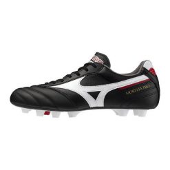 Buty piłkarskie Mizuno Morelia II Pro FG. Białe buty sportowe męskie Mizuno, bez zapięcia, do piłki nożnej. W wyprzedaży za 398.15 zł.