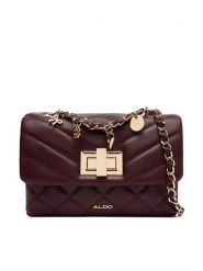 Aldo Torebka Alnilamm 14143909 Bordowy. Czerwone listonoszki damskie Aldo, bez wzorów, ze skóry, bez dodatków. Za 189.99 zł.