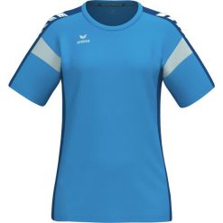 Koszulka Erima Celebrate 125 Function Blue. Niebieskie koszulki sportowe damskie Erima, bez wzorów, z materiału, bez kołnierzyka, bez ramiączek, na fitness i siłownię. Za 150.94 zł.