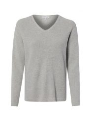Marie Lund bluzka z dzianiny Kobiety Bawełna (100%) szary, M. Szare bluzki damskie Marie Lund, m, bez wzorów, z bawełny, bez kołnierzyka, bez ramiączek. Za 299.95 zł.