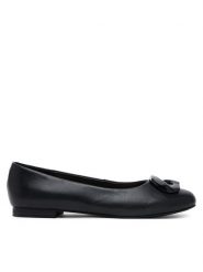Sergio Bardi Baleriny WYL3692-2Z-SB Czarny. Czarne baleriny damskie Sergio Bardi, bez wzorów, ze skóry, bez obcasa. Za 249.99 zł.
