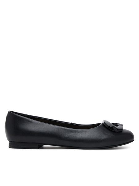 Sergio Bardi Baleriny WYL3692-2Z-SB Czarny. Czarne baleriny damskie Sergio Bardi, bez wzorów, ze skóry, bez obcasa. Za 249.99 zł.