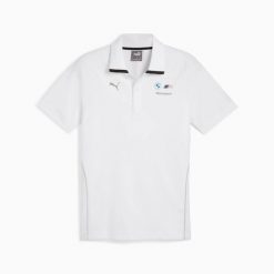 Koszulka polo męska Puma BMW MMS 62746202. Białe koszulki polo męskie Puma, l, bez wzorów, z bawełny, eleganckie, bez ramiączek. Za 195.67 zł.