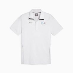 Koszulka polo męska Puma BMW MMS biała 62746202 r M (48). Białe koszulki polo męskie Puma, l, bez wzorów, z bawełny, bez kołnierzyka, bez ramiączek. Za 184.01 zł.