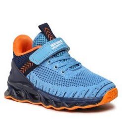 Sneakersy Sprandi. Niebieskie półbuty chłopięce Sprandi, bez wzorów, bez zapięcia. Za 109.99 zł.
