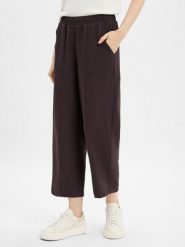 Opus spodnie materiałowe - Myha barrel city Kobiety Sztuczne włókno brązowy, 36. Brązowe spodnie materiałowe damskie Opus, bez wzorów, z materiału. Za 329.95 zł.